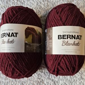 Bernat Blanket Yarn 10.5 PURPLE PLUM (2 Skeins)